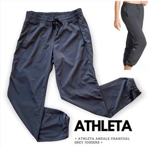 ✧ Athleta Andale Charcoal Grey Joggers ✧